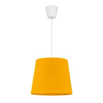 Duolla - Hanglamp aan een koord SOLO 1xE27/40W/230V diameter 24 cm geel