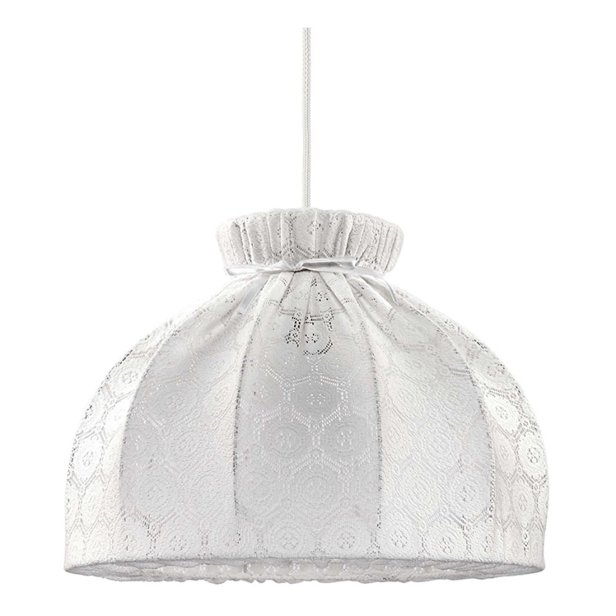 Duolla - Hanglamp aan een koord SYMPHONY 1xE27/40W/230V diameter 38 cm wit