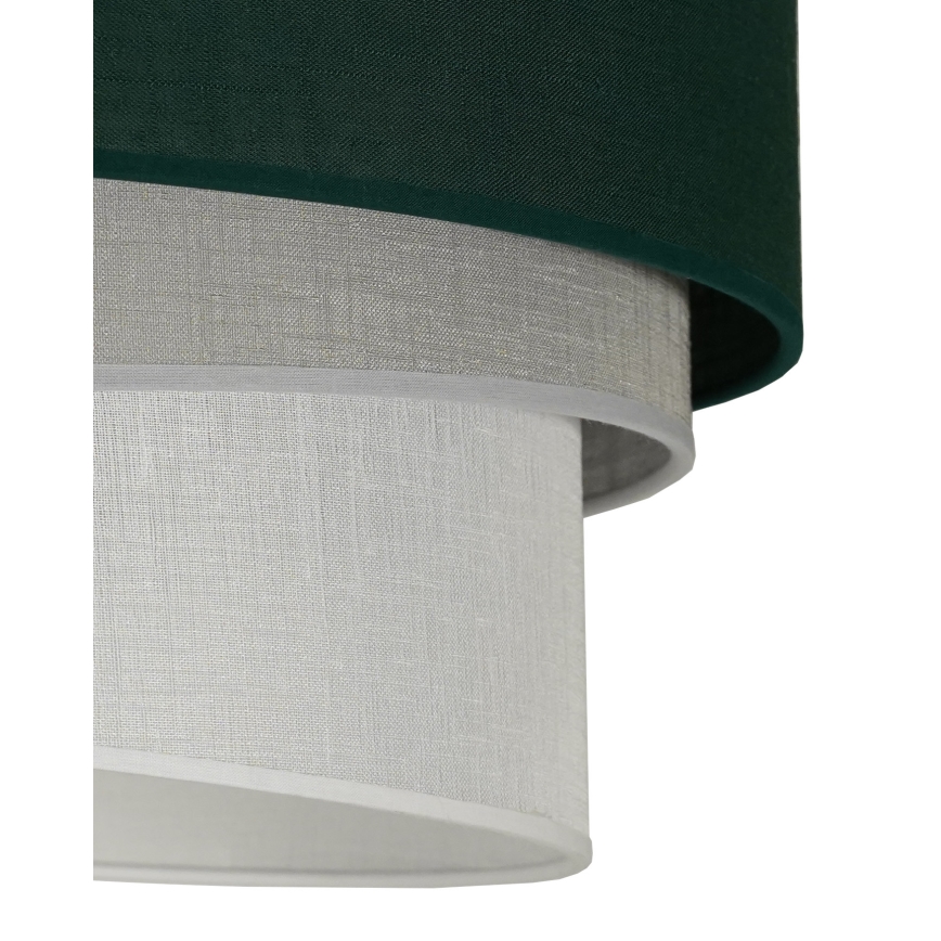 Duolla - Hanglamp aan een koord TRIO 1xE27/15W/230V diameter 45 cm groen/grijs/wit