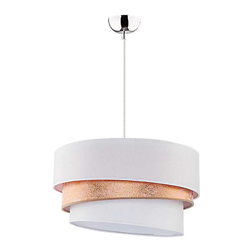 Duolla - Hanglamp aan een koord TRIO 1xE27/40W/230V diameter 45 cm goud/wit