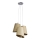 Duolla - Hanglamp aan een koord VERONA 3xE27/40W/230V diameter 40 cm