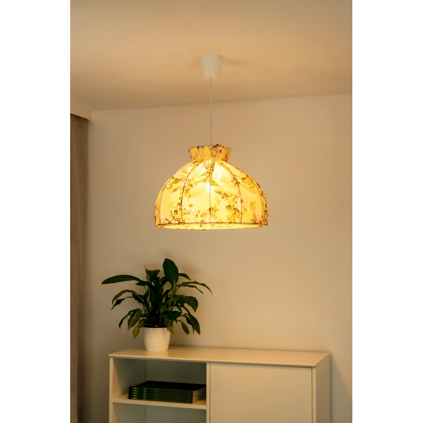Duolla - Hanglamp aan een koord VIOLIN 1xE27/40W/230V diameter 38 cm roze