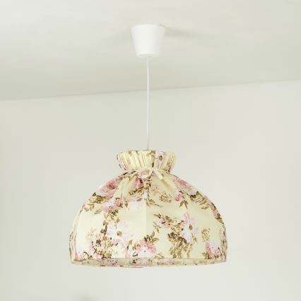 Duolla - Hanglamp aan een koord VIOLIN 1xE27/40W/230V diameter 38 cm roze