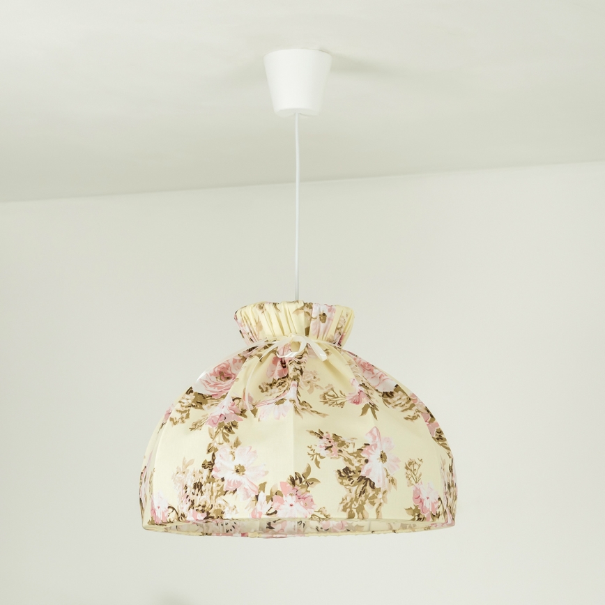 Duolla - Hanglamp aan een koord VIOLIN 1xE27/40W/230V diameter 38 cm roze
