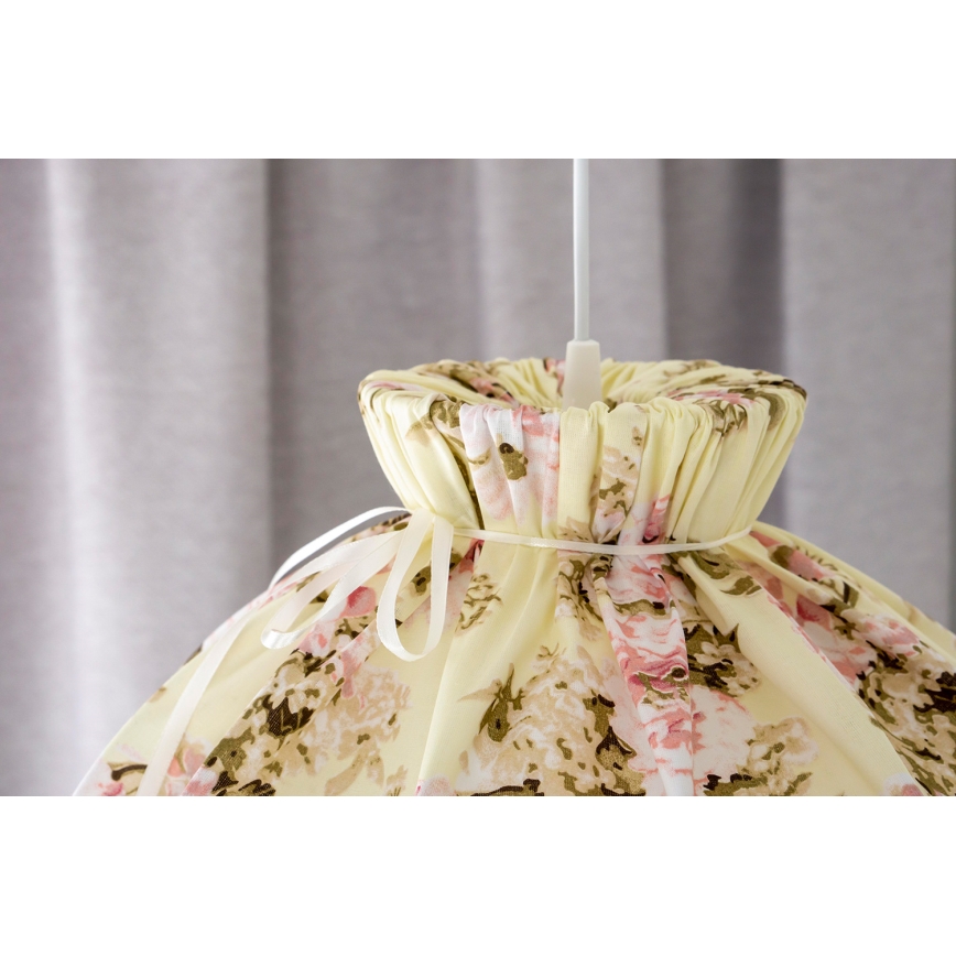 Duolla - Hanglamp aan een koord VIOLIN 1xE27/40W/230V diameter 38 cm roze