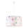 Duolla - Hanglamp aan een koord voor kinderkamer met prinsessen PRINT M 1x E27 / 40W / 230V