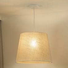 Duolla - Hanglamp aan een koord YUTE 1xE27/15W/230V grijs