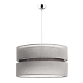 Duolla - Hanglamp aan kabel DUO 1xE27/15W/230V Ø 40 cm grijs