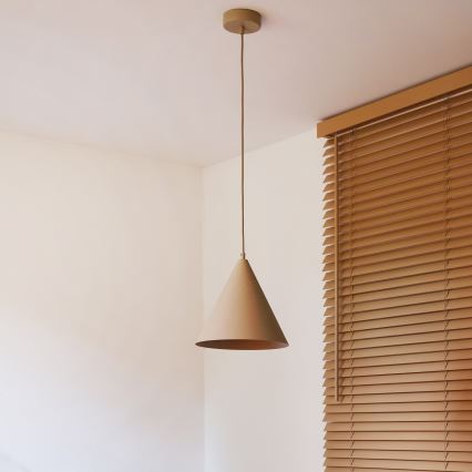 Duolla - Hanglamp aan kabel IRONLINE 1xG9/3W/230V Ø 25 cm beige