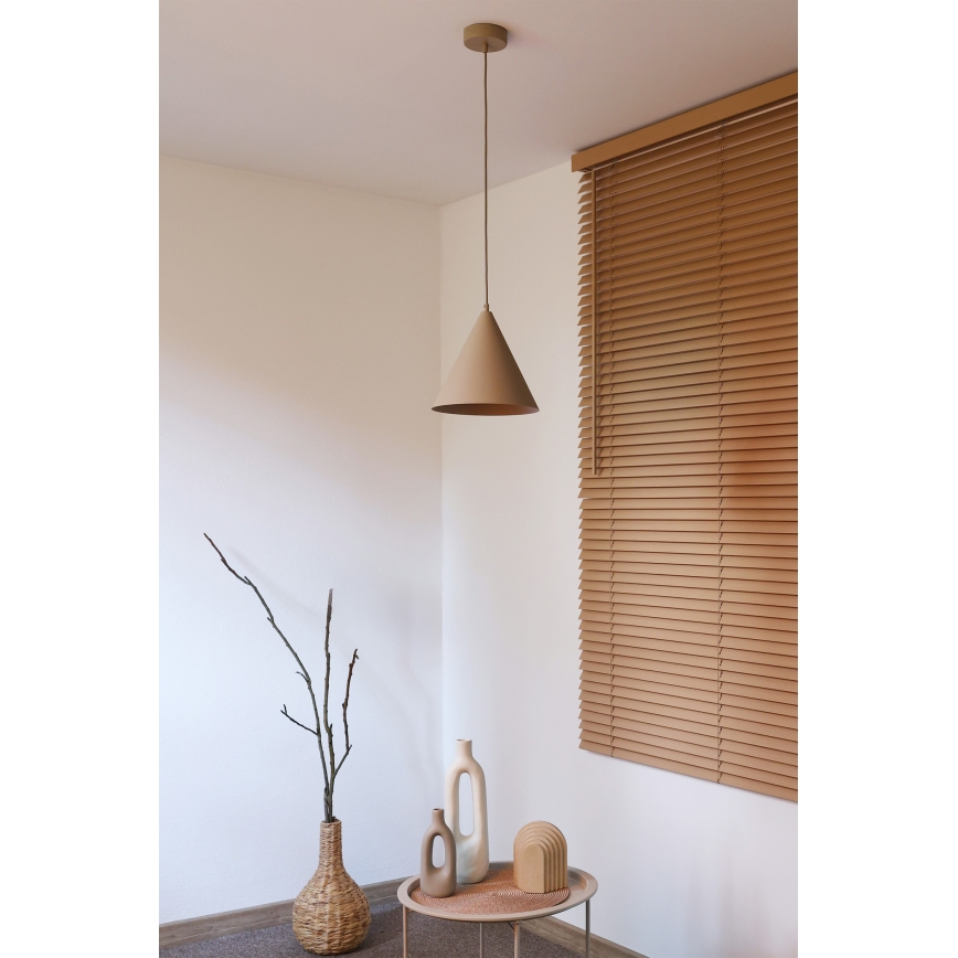 Duolla - Hanglamp aan kabel IRONLINE 1xG9/3W/230V Ø 25 cm beige