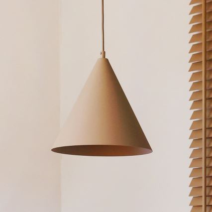 Duolla - Hanglamp aan kabel IRONLINE 1xG9/3W/230V Ø 25 cm beige