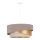 Duolla - Hanglamp aan kabel KOBO 1xE27/15W/230V Ø 45 cm beige/goud/crème