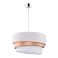 Duolla - Hanglamp aan kabel TRIO 1xE27/40W/230V Ø 45 cm goud/wit