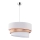 Duolla - Hanglamp aan kabel TRIO 1xE27/40W/230V Ø 45 cm goud/wit