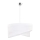 Duolla - Hanglamp aan koord CELLO 1xE27/40W/230V wit/zilver