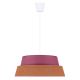 Duolla - Hanglamp aan koord GALAXY 1xE27/40W/230V roze