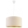 Duolla - Hanglamp aan koord ROLLER 1xE27/40W/230V crème