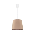 Duolla - Hanglamp aan koord SOLO 1xE27/40W/230V beige