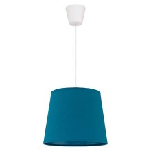 Duolla - Hanglamp aan koord SOLO 1xE27/40W/230V blauw