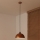 Duolla - Hanglamp aan snoer IRONLINE 1xE27/15W/230V Ø 27 cm koper/zwart
