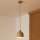 Duolla - Hanglamp met kabel IRONLINE 1xE27/15W/230V Ø 17 cm beige