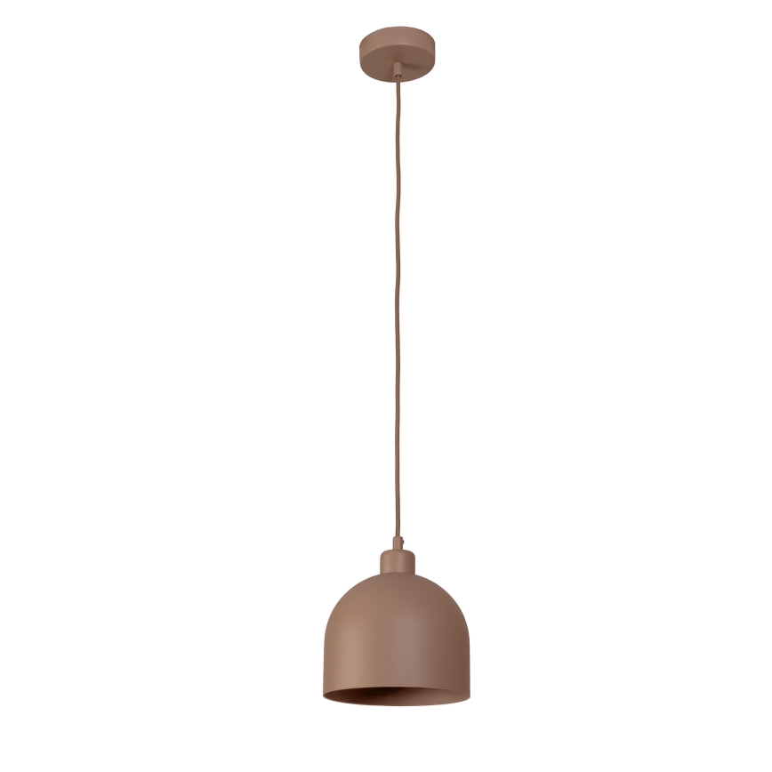 Duolla - Hanglamp met kabel IRONLINE 1xE27/15W/230V Ø 17 cm beige