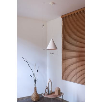 Duolla - Hanglamp met kabel IRONLINE 1xG9/3W/230V Ø 25 cm wit