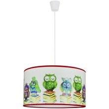 Duolla - Kinder Hanglamp aan een koord OWL 1xE27/15W/230V
