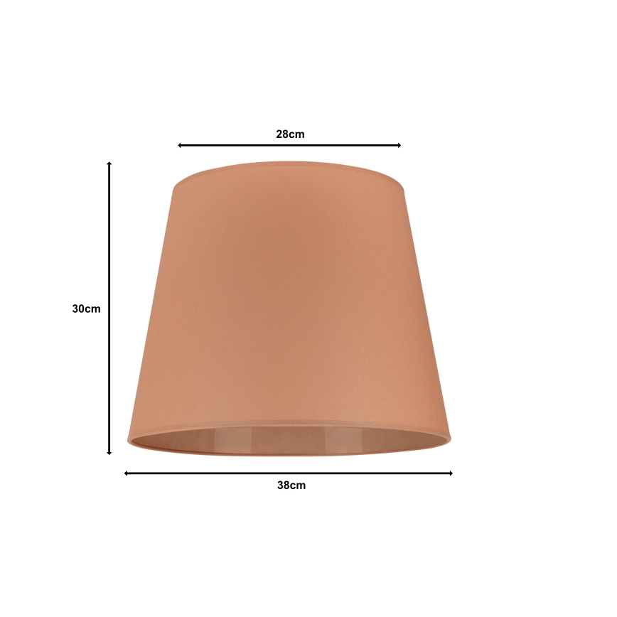 Duolla - Lampenkap voor staande lamp CLASSIC L E27 pr. 38 cm bruin