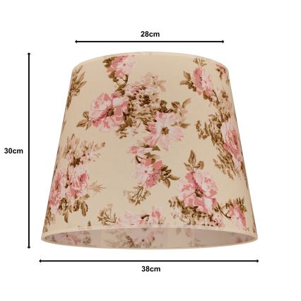 Duolla - Lampenkap voor staande lamp CLASSIC L E27 pr. 38 cm roos