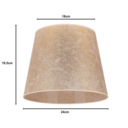 Duolla - Lampenkap voor bureaulamp CLASSIC M E27 Ø 24 cm goud