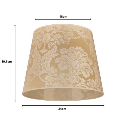 Duolla - Lampenkap voor bureaulamp CLASSIC M E27 Ø 24 cm goud