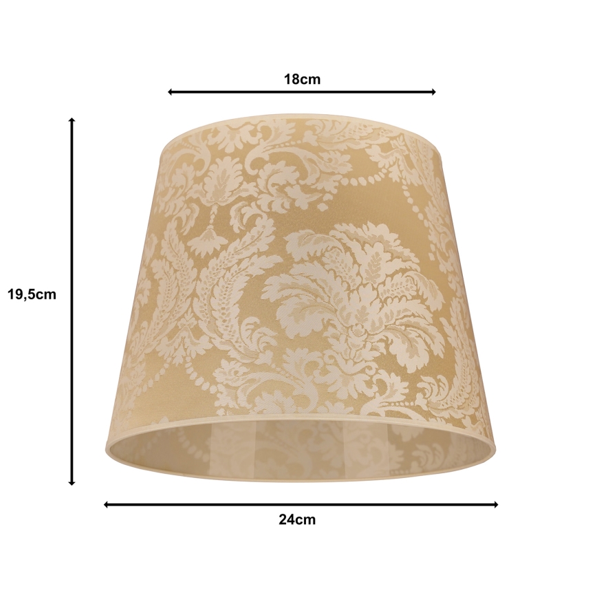 Duolla - Lampenkap voor bureaulamp CLASSIC M E27 Ø 24 cm goud
