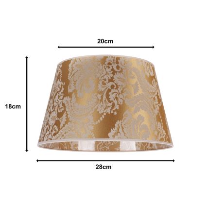 Duolla - Lampenkap voor bureaulamp CONE M E27 pr. 28 cm goudkleurig