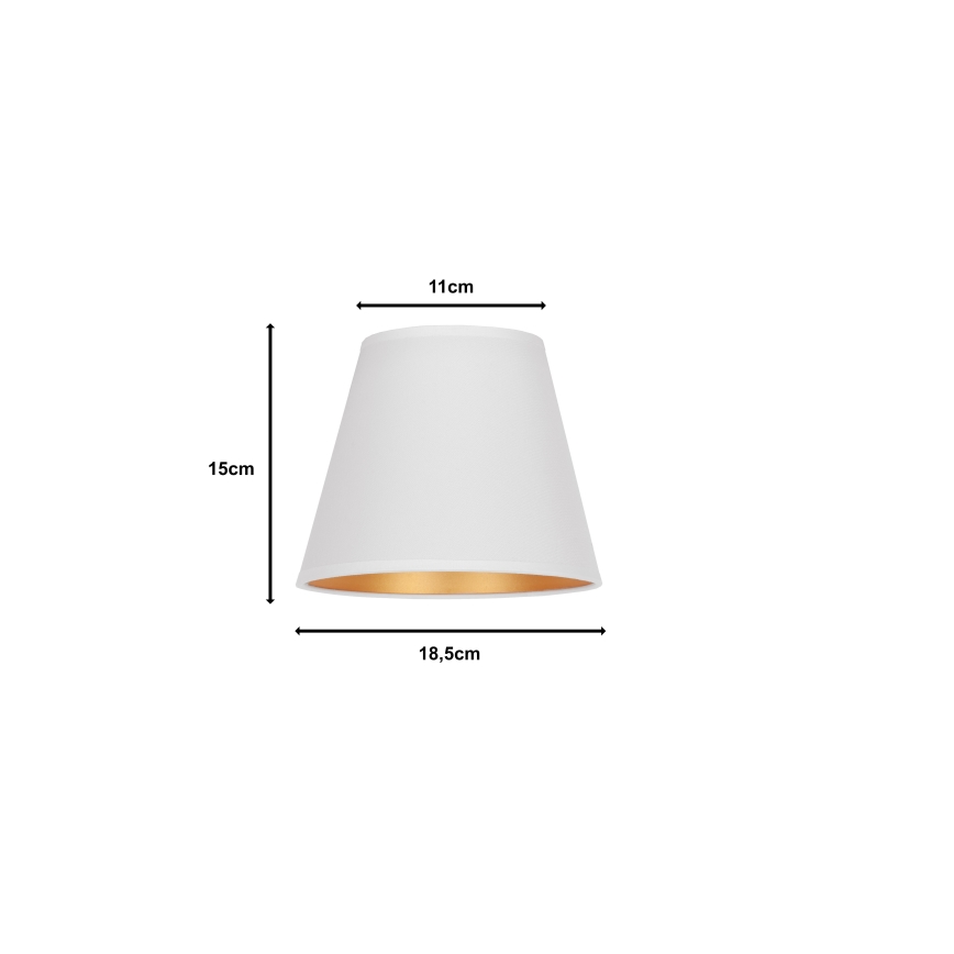 Duolla - Lampenkap voor bureaulamp SOFIA XS E14 pr. 18,5 cm wit