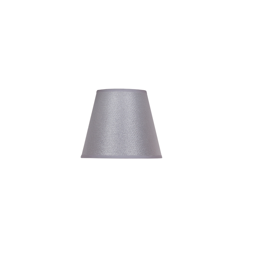 Duolla - Lampenkap voor bureaulamp SOFIA XS E14 pr. 18,5 cm zilver