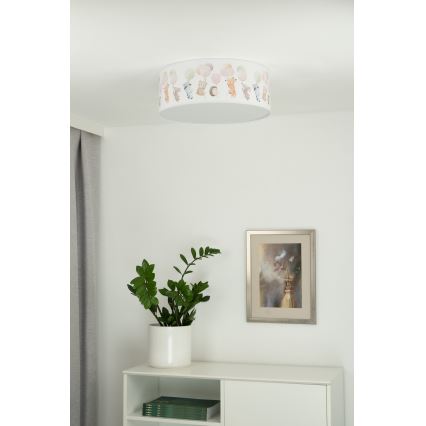 Duolla - LED Kinderplafondlamp CORTINA LED/26W/230V Ø 40 cm 4000K