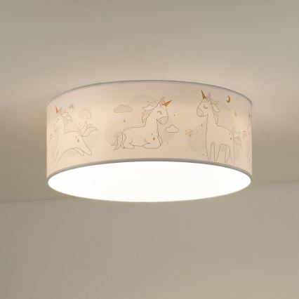 Duolla - LED Kinderplafondlamp CORTINA LED/26W/230V Ø 40 cm 4000K