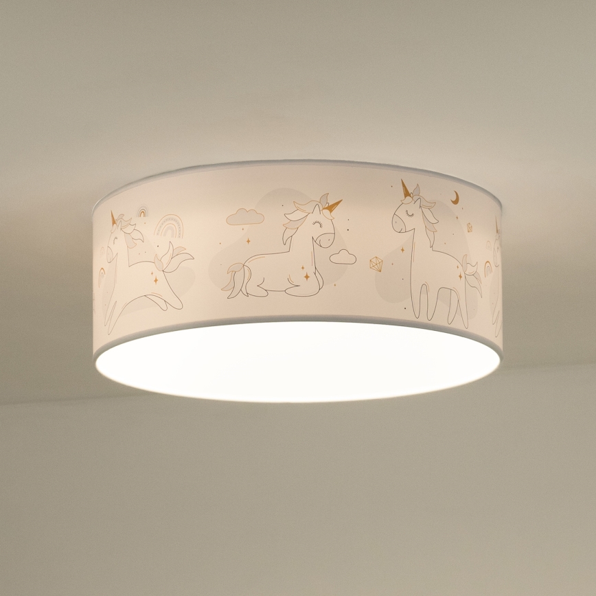 Duolla - LED Kinderplafondlamp CORTINA LED/26W/230V Ø 40 cm 4000K