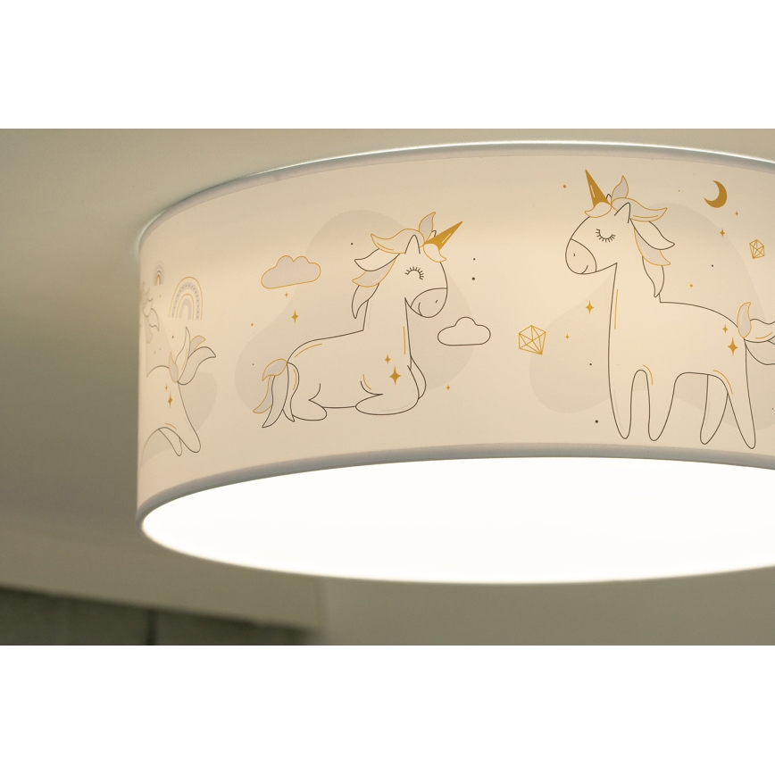Duolla - LED Kinderplafondlamp CORTINA LED/26W/230V Ø 40 cm 4000K