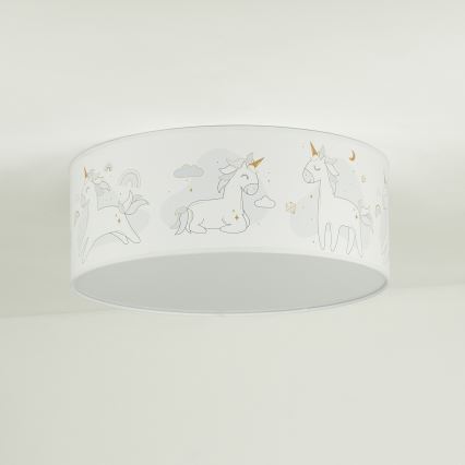 Duolla - LED Kinderplafondlamp CORTINA LED/26W/230V Ø 40 cm 4000K