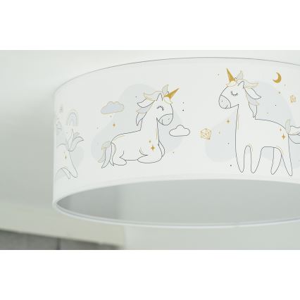 Duolla - LED Kinderplafondlamp CORTINA LED/26W/230V Ø 40 cm 4000K