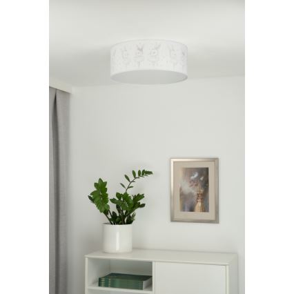 Duolla - LED Kinderplafondlamp CORTINA LED/26W/230V Ø 40 cm 4000K