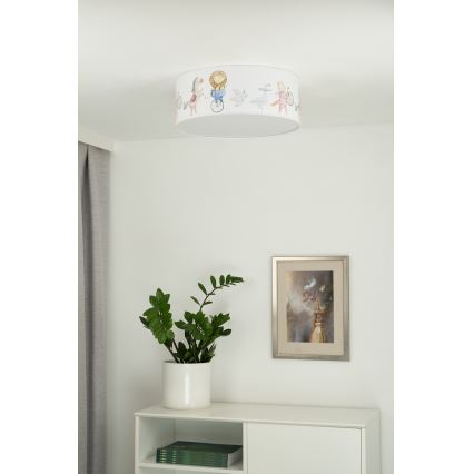 Duolla - LED Kinderplafondlamp CORTINA LED/26W/230V Ø 40 cm 4000K