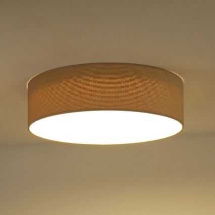 Duolla - LED Plafondlamp CORTINA LED/26W/230V diameter 30 cm 4000K beige