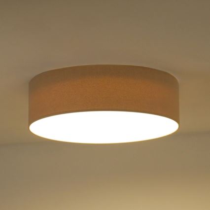 Duolla - LED Plafondlamp CORTINA LED/26W/230V diameter 30 cm 4000K beige