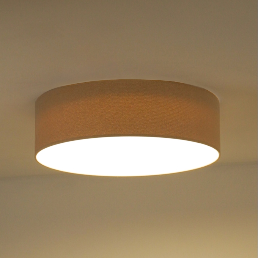Duolla - LED Plafondlamp CORTINA LED/26W/230V diameter 30 cm 4000K beige
