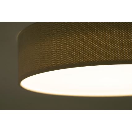 Duolla - LED Plafondlamp CORTINA LED/26W/230V diameter 30 cm 4000K beige