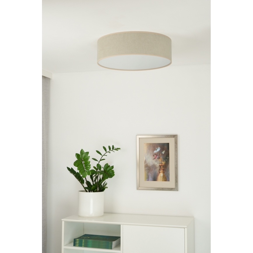 Duolla - LED Plafondlamp CORTINA LED/26W/230V diameter 30 cm 4000K beige