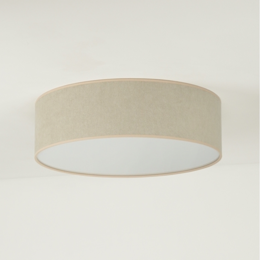Duolla - LED Plafondlamp CORTINA LED/26W/230V diameter 30 cm 4000K beige